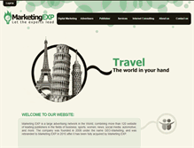Tablet Screenshot of marketingexp.com
